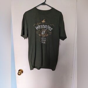 Wrangler Men's Olive Graphic Tee